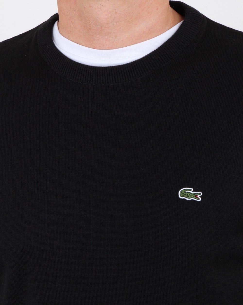 Lacoste Crew Neck Jumper Black