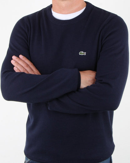 Lacoste Crew Neck Jumper Navy