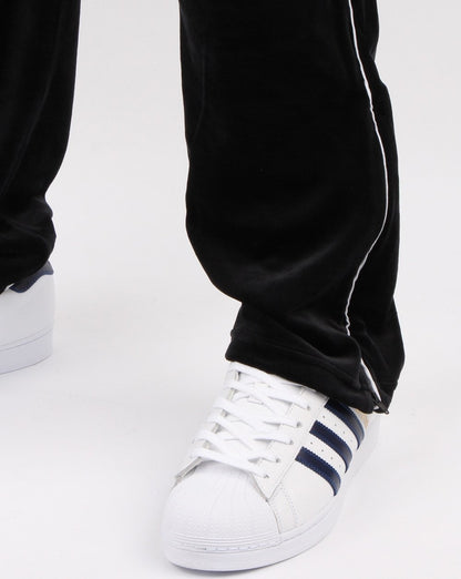 Fila Vintage Cyrus Velour Track Pants Black