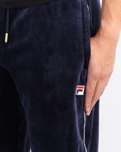 Fila Vintage Cyrus Velour Track Pants Navy