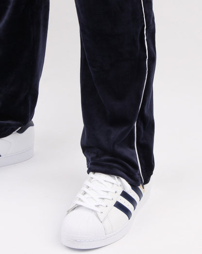 Fila Vintage Cyrus Velour Track Pants Navy