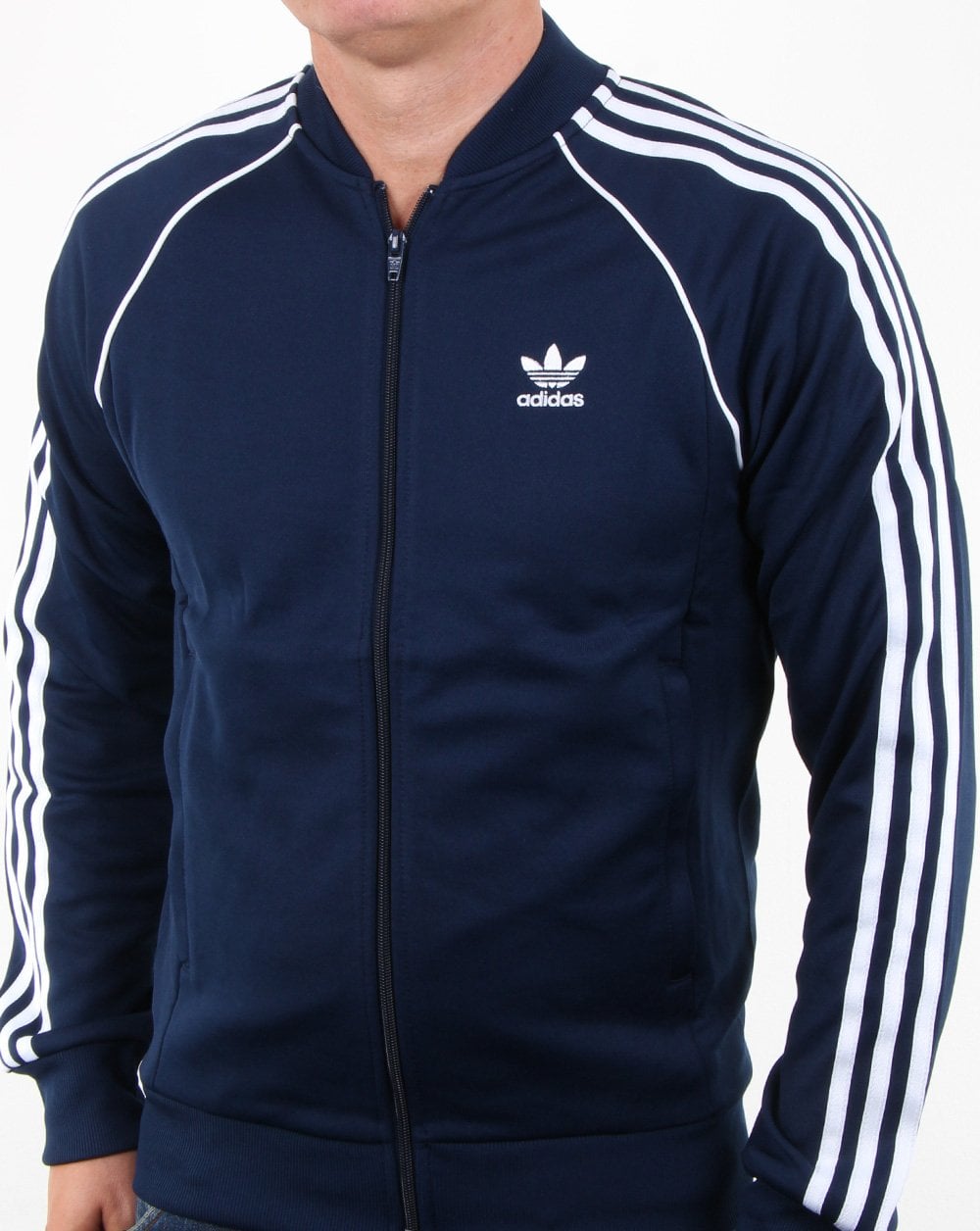 Adidas Originals Superstar Track Top Navy/white