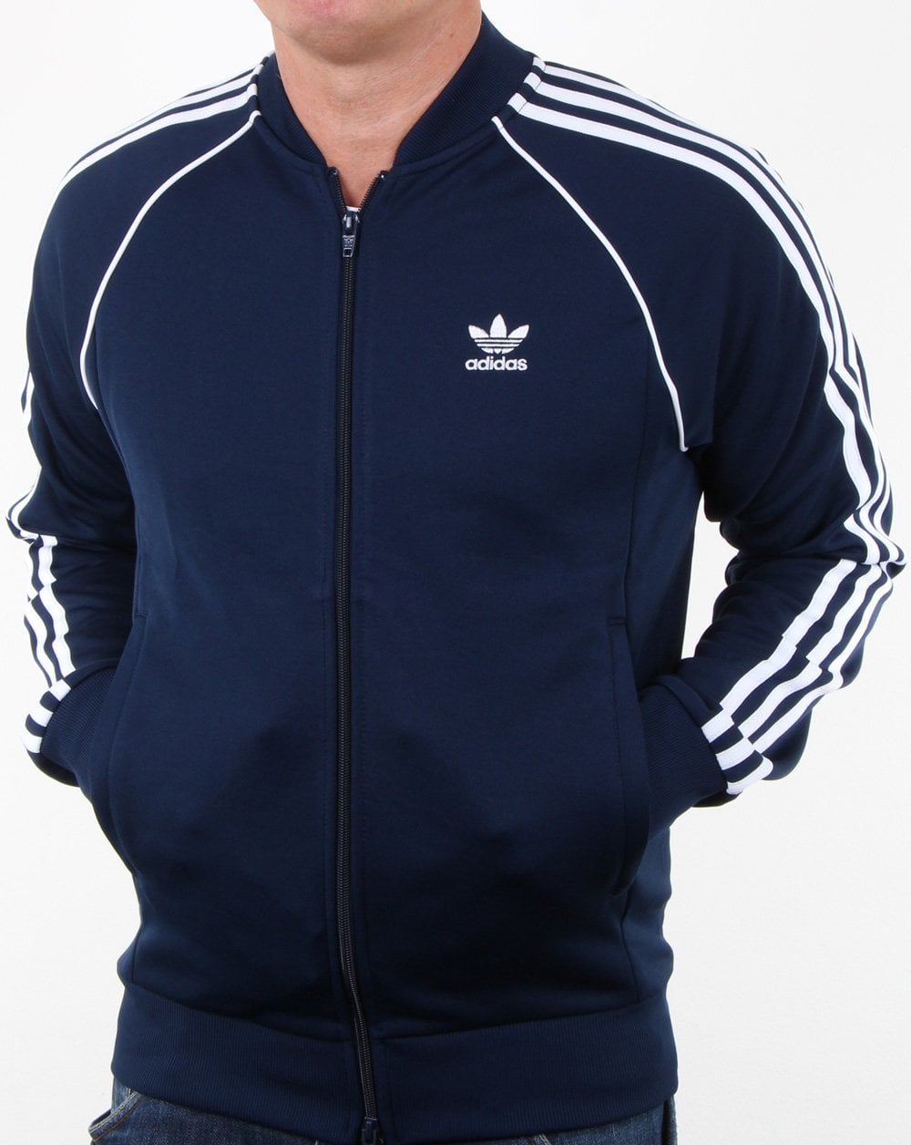 Adidas Originals Superstar Track Top Navy/white