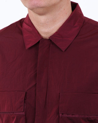Marshall Artist Liquid Overshirt Burgundy