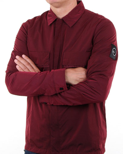 Marshall Artist Liquid Overshirt Burgundy