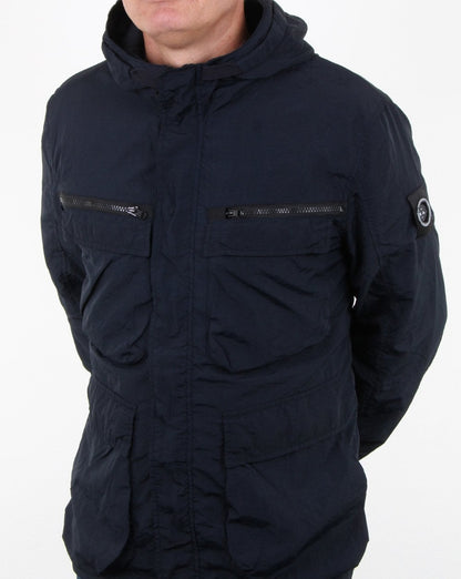 Marshall Artist Garment Dyed Field Jacket Navy