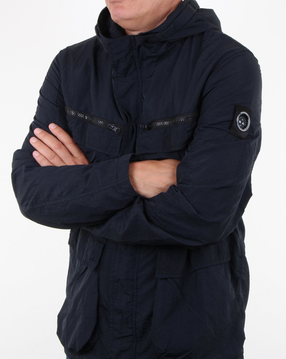 Marshall Artist Garment Dyed Field Jacket Navy