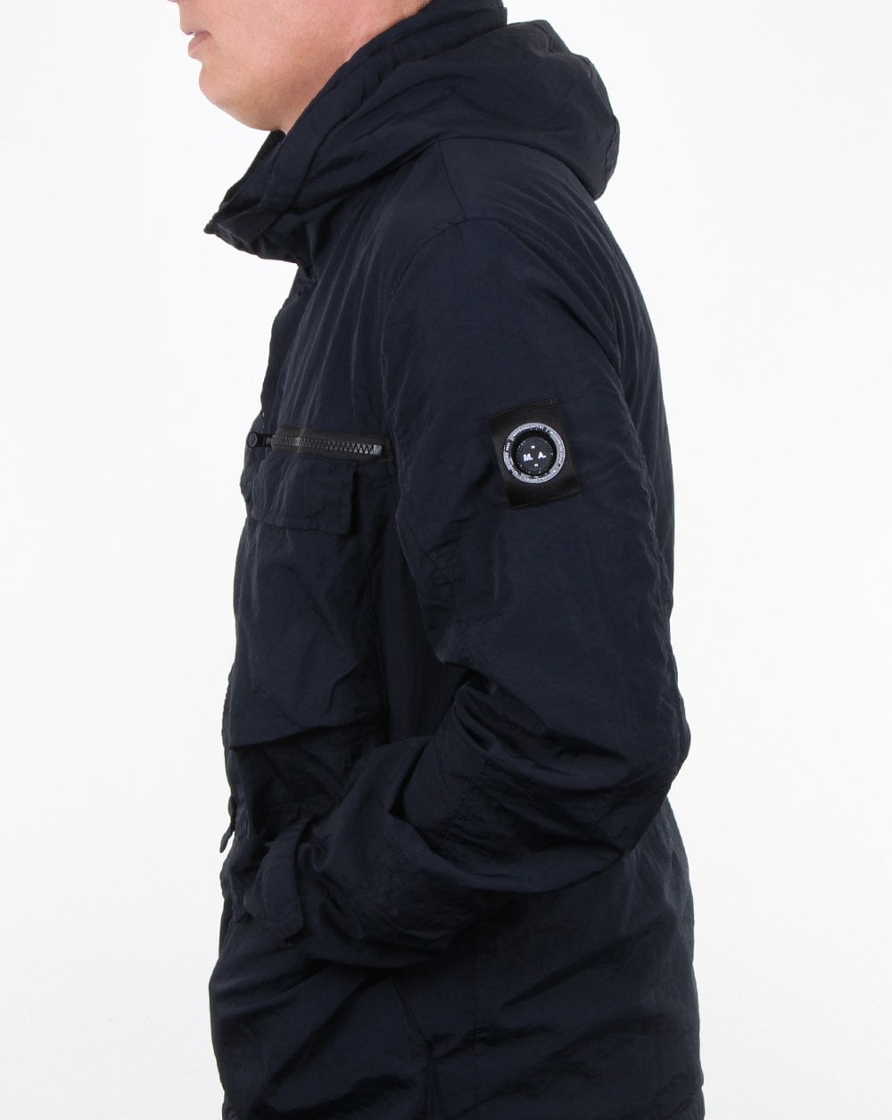 Marshall Artist Garment Dyed Field Jacket Navy