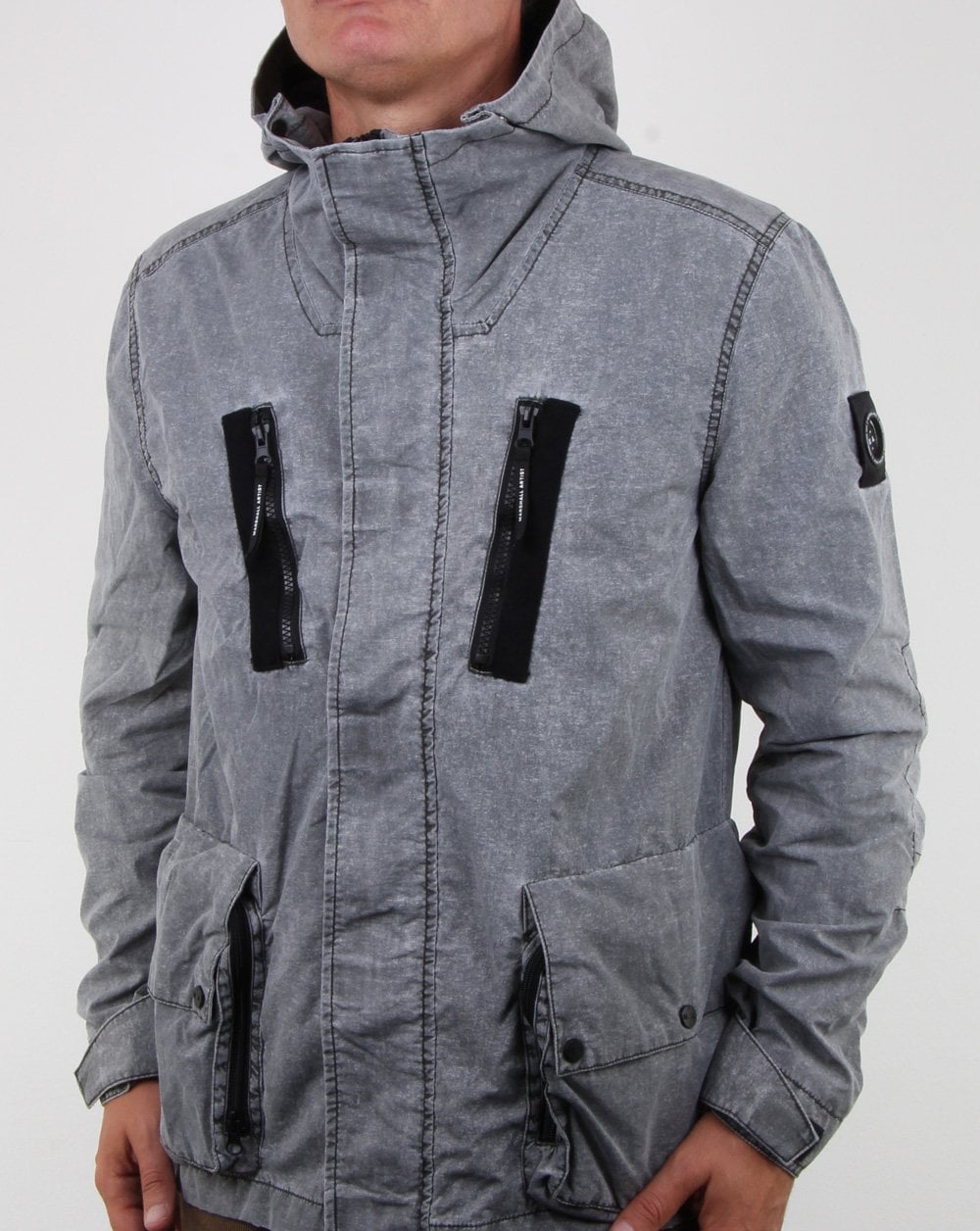 Marshall Artist Fragment Process Jacket Washed Grey