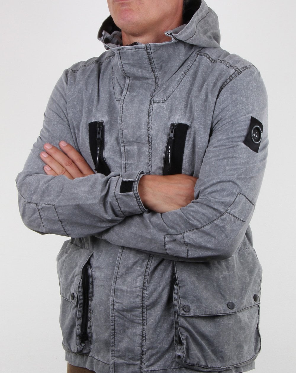 Marshall Artist Fragment Process Jacket Washed Grey