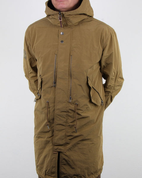 Pretty Green Cambrai Snorkel Parka Khaki