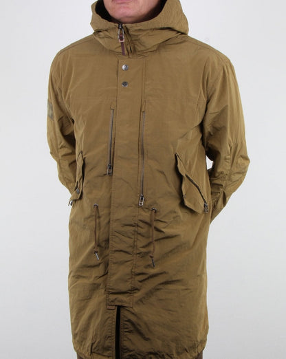 Pretty Green Cambrai Snorkel Parka Khaki