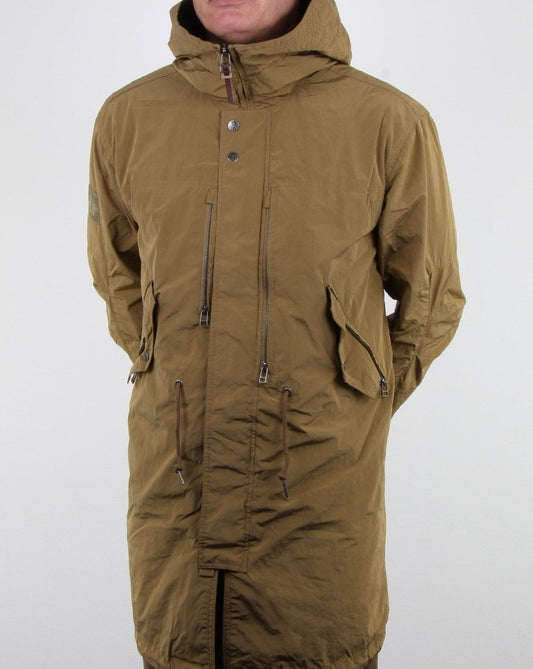 Pretty Green Pretty Green Cambrai Snorkel Parka Khaki