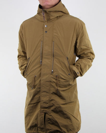 Pretty Green Cambrai Snorkel Parka Khaki