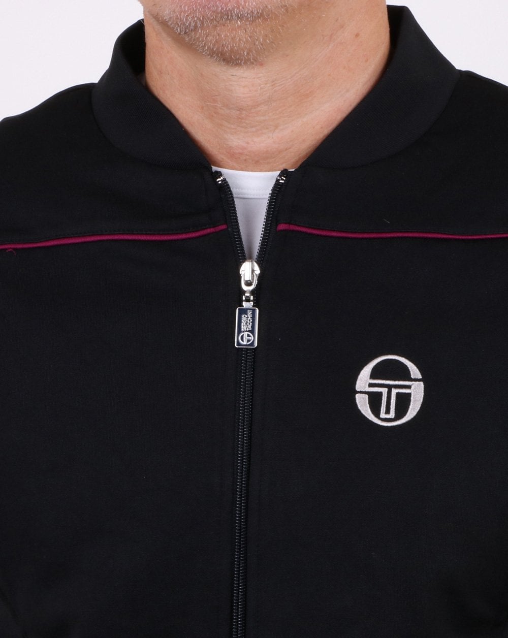 Sergio Tacchini Amiscora Track Top Black/Purple