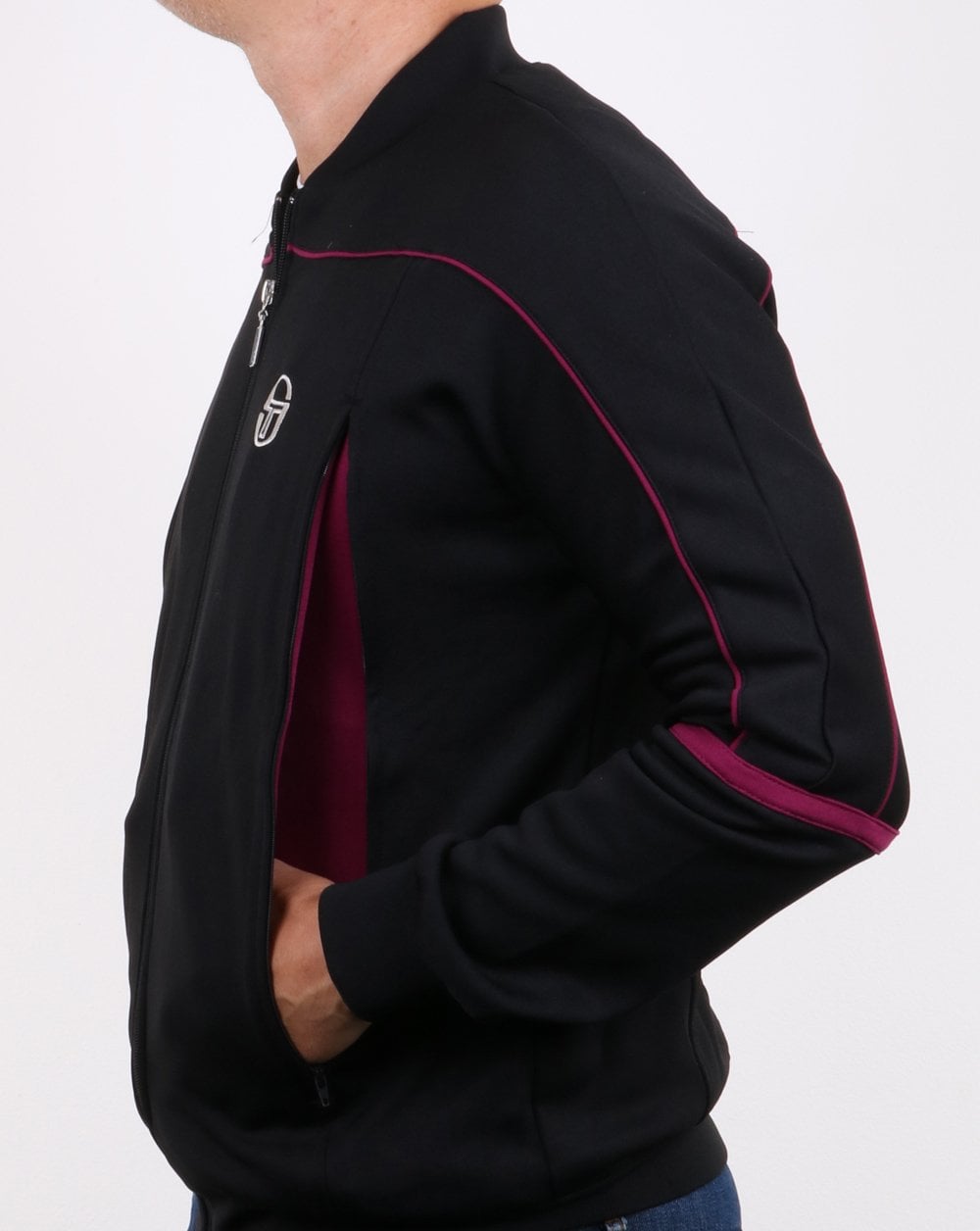 Sergio Tacchini Amiscora Track Top Black/Purple