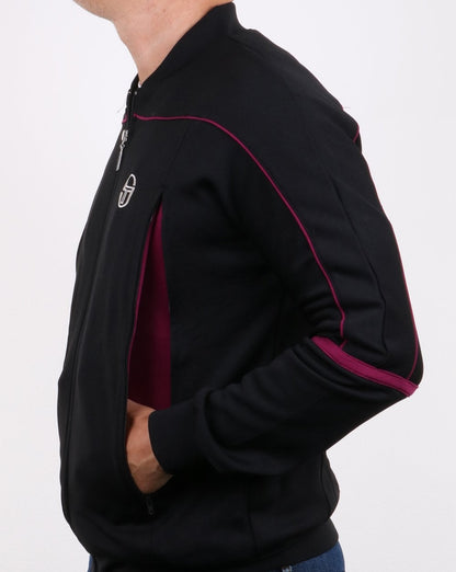 Sergio Tacchini Amiscora Track Top Black/Purple