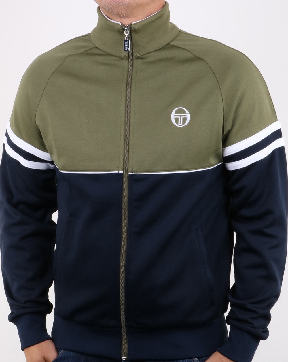 Sergio Tacchini Orion Track Top Navy/Olive