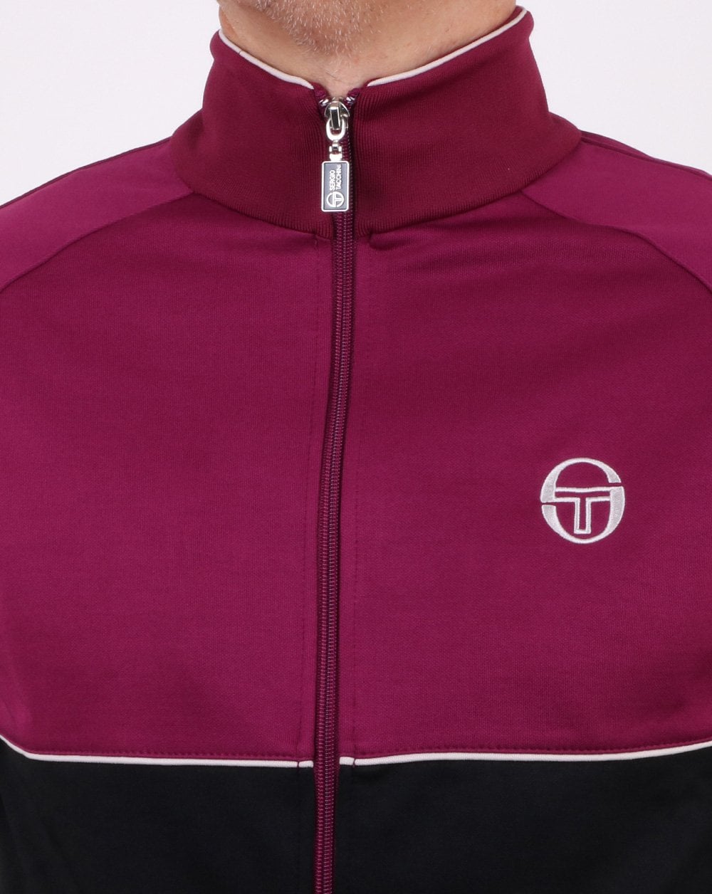 Sergio Tacchini Orion Track Top Black/Purple