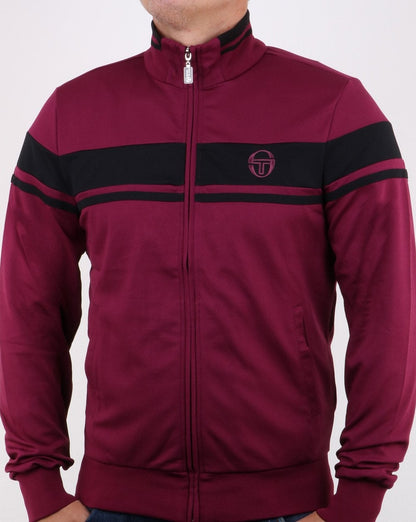 Sergio Tacchini Masters Track Top Dark Purple/Black