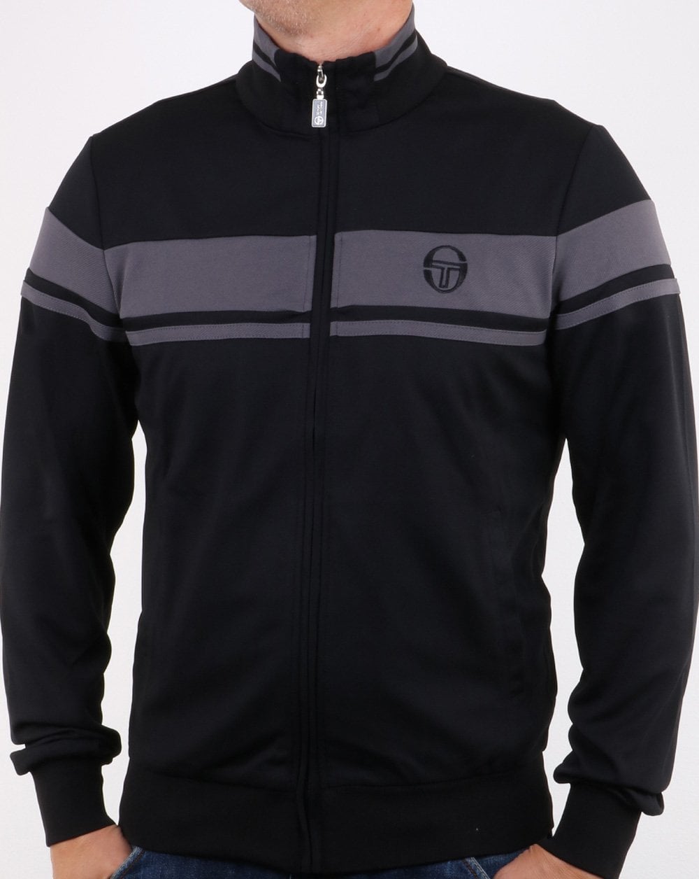 Sergio Tacchini Masters Track Top Black/grey
