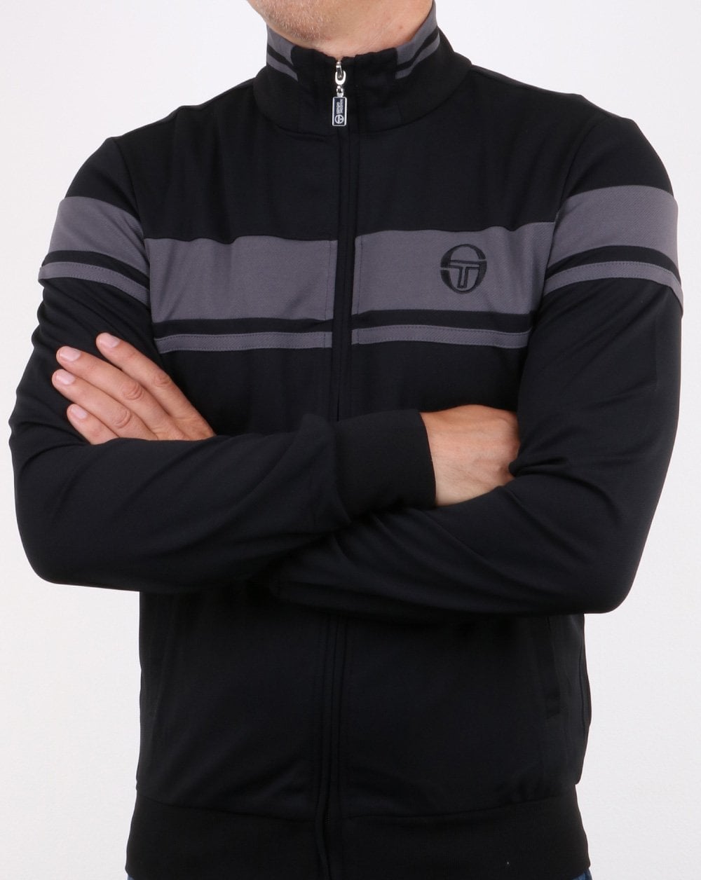 Sergio Tacchini Masters Track Top Black/grey