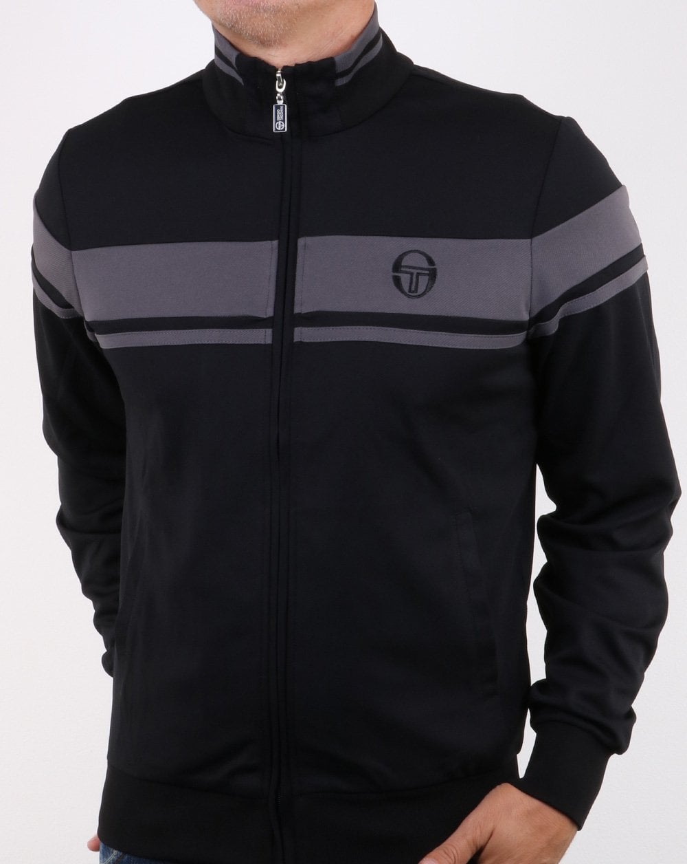 Sergio Tacchini Masters Track Top Black/grey