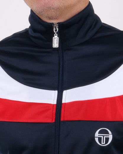 Sergio Tacchini Fohn Track Top Navy/white