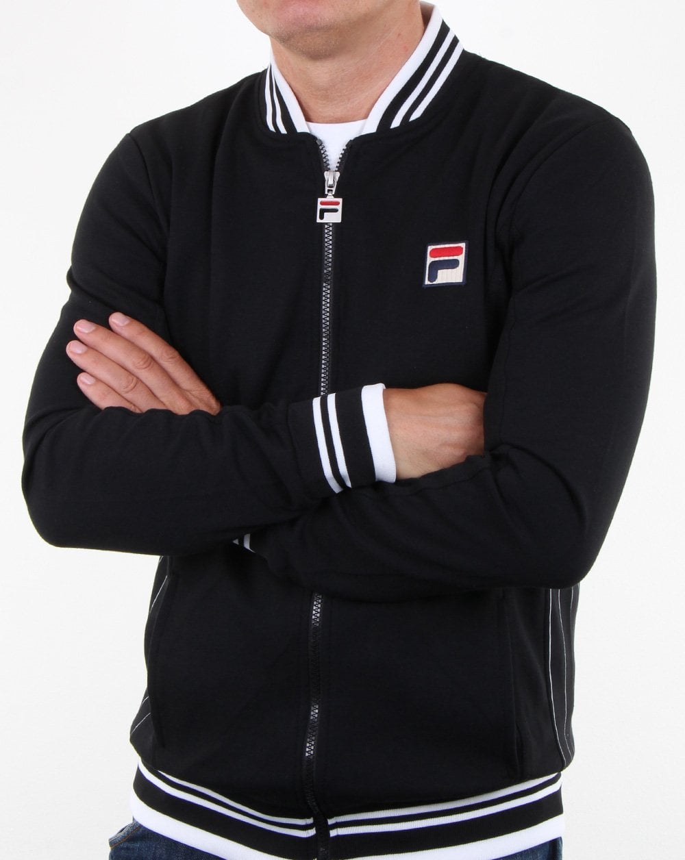 Fila Vintage Settanta Track Top Black/white