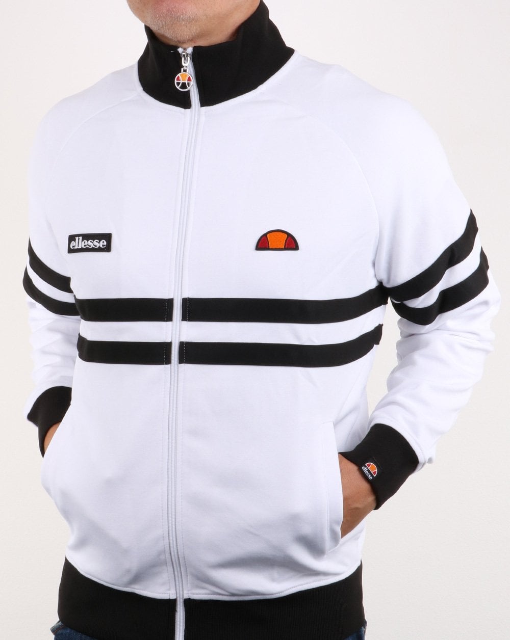 Ellesse Rimini Track Top White/black