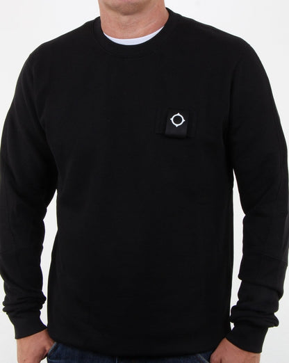 Ma.strum Training Crew Sweat Jet Black