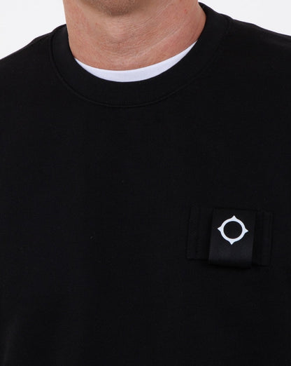 Ma.strum Training Crew Sweat Jet Black