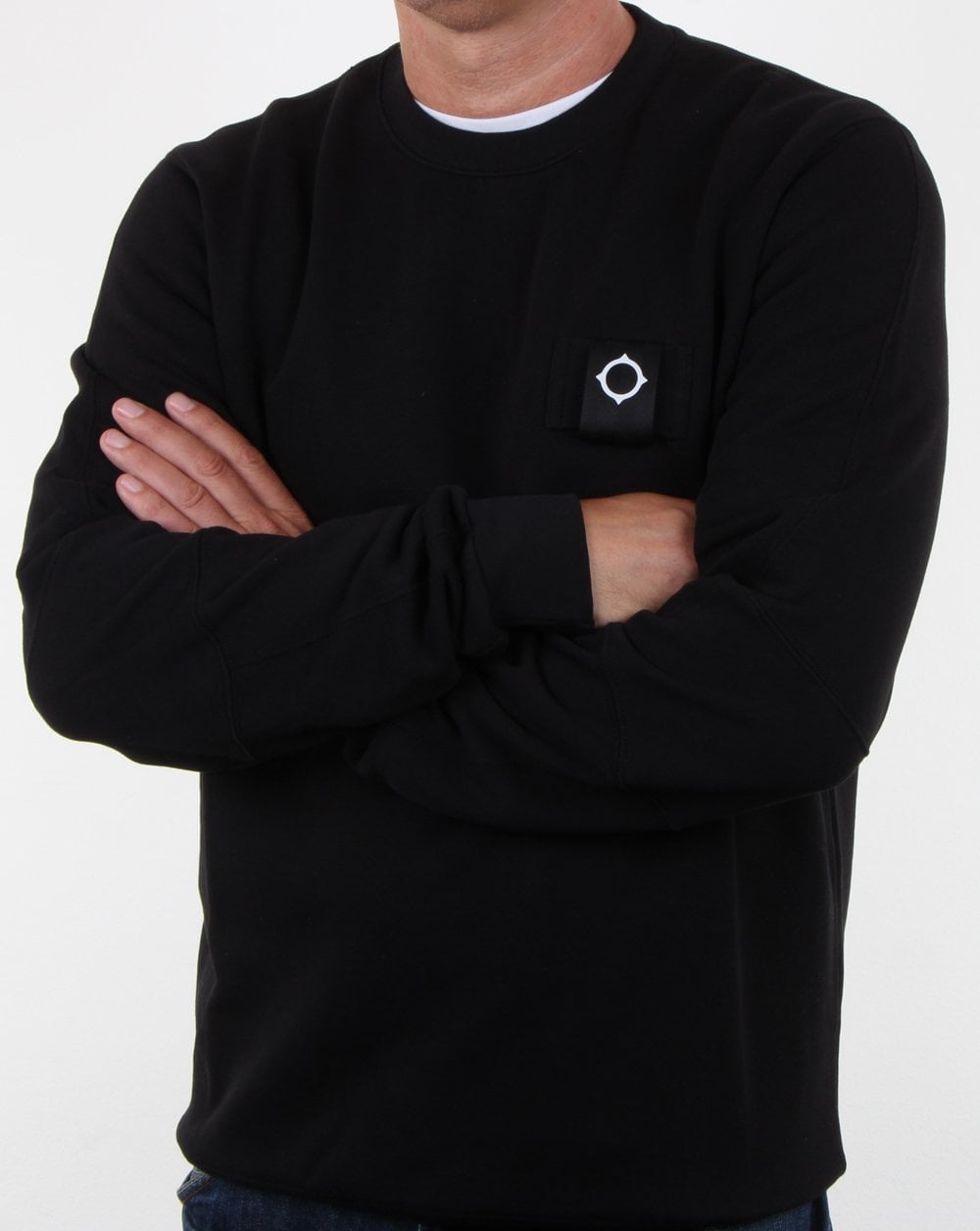 Ma.strum Training Crew Sweat Jet Black