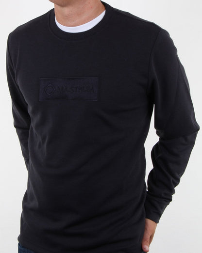 Ma.strum Box Logo Sweatshirt Dark Navy