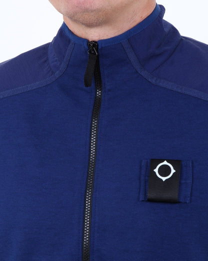 Ma.strum Quarter Zip Sweatshirt Dark Indigo