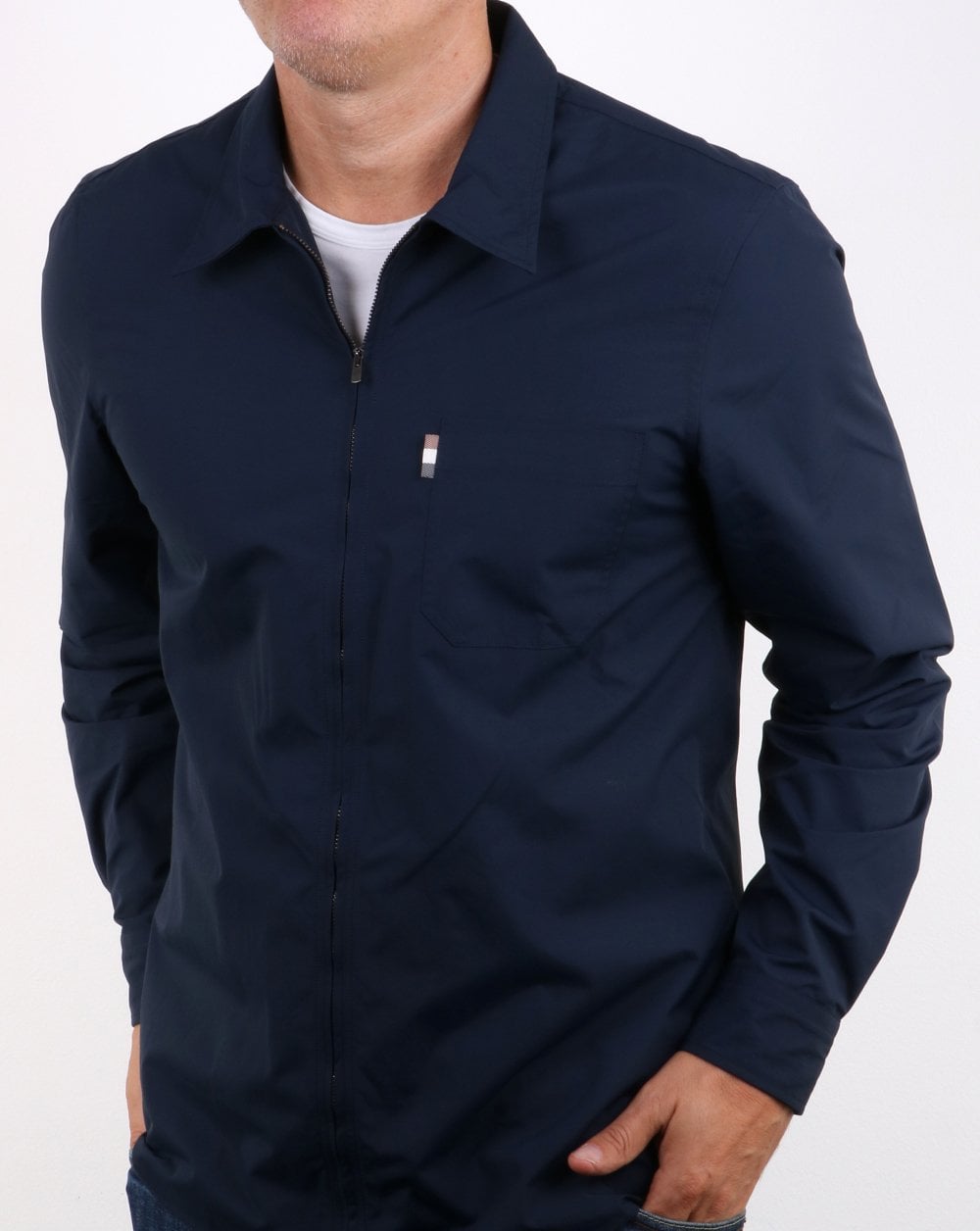 Aquascutum Brodie Zip Jacket Navy