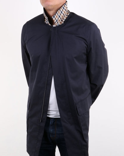Aquascutum Dexter Hooded Parka Navy