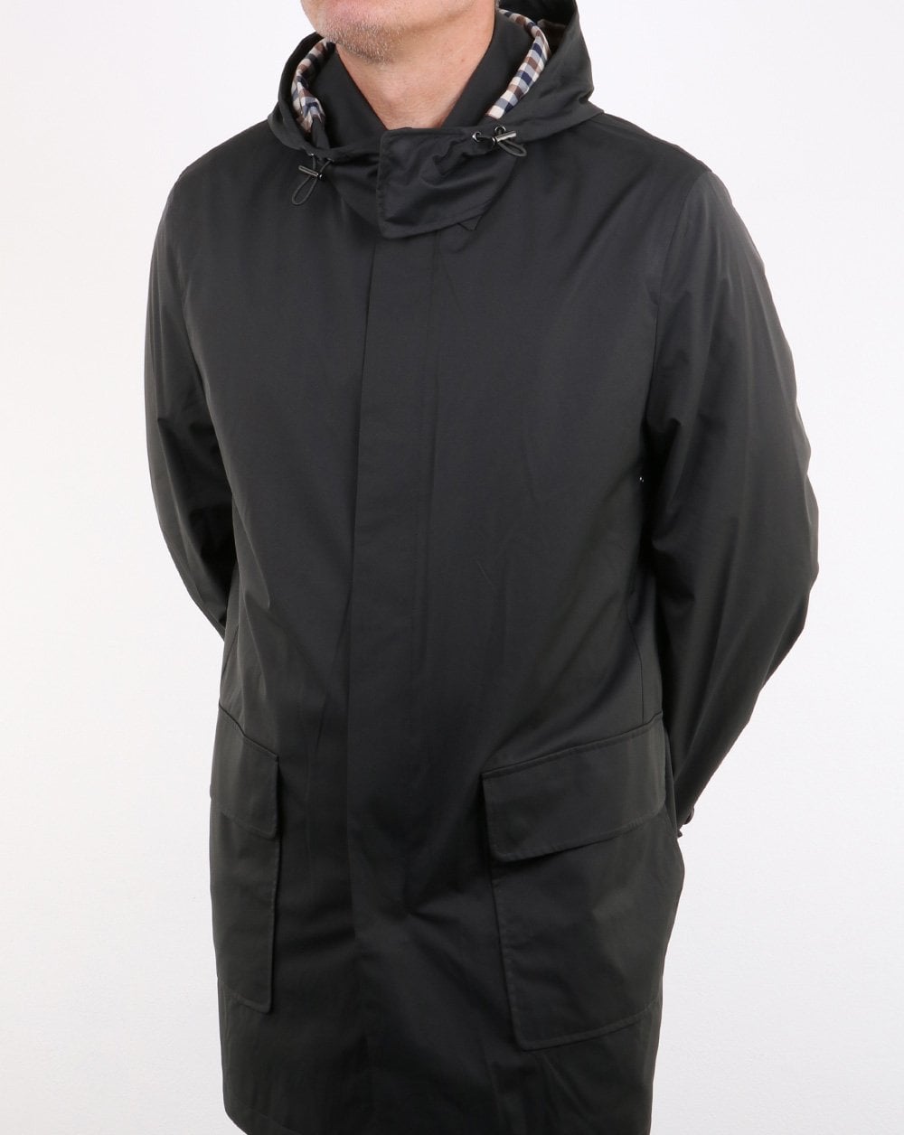Aquascutum Dexter Hooded Parka Forest Green