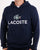 Lacoste Logo Overhead Hooded Top Navy
