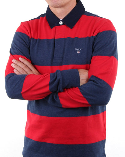 Gant The Original Barstripe Heavy Rugger Red/Navy