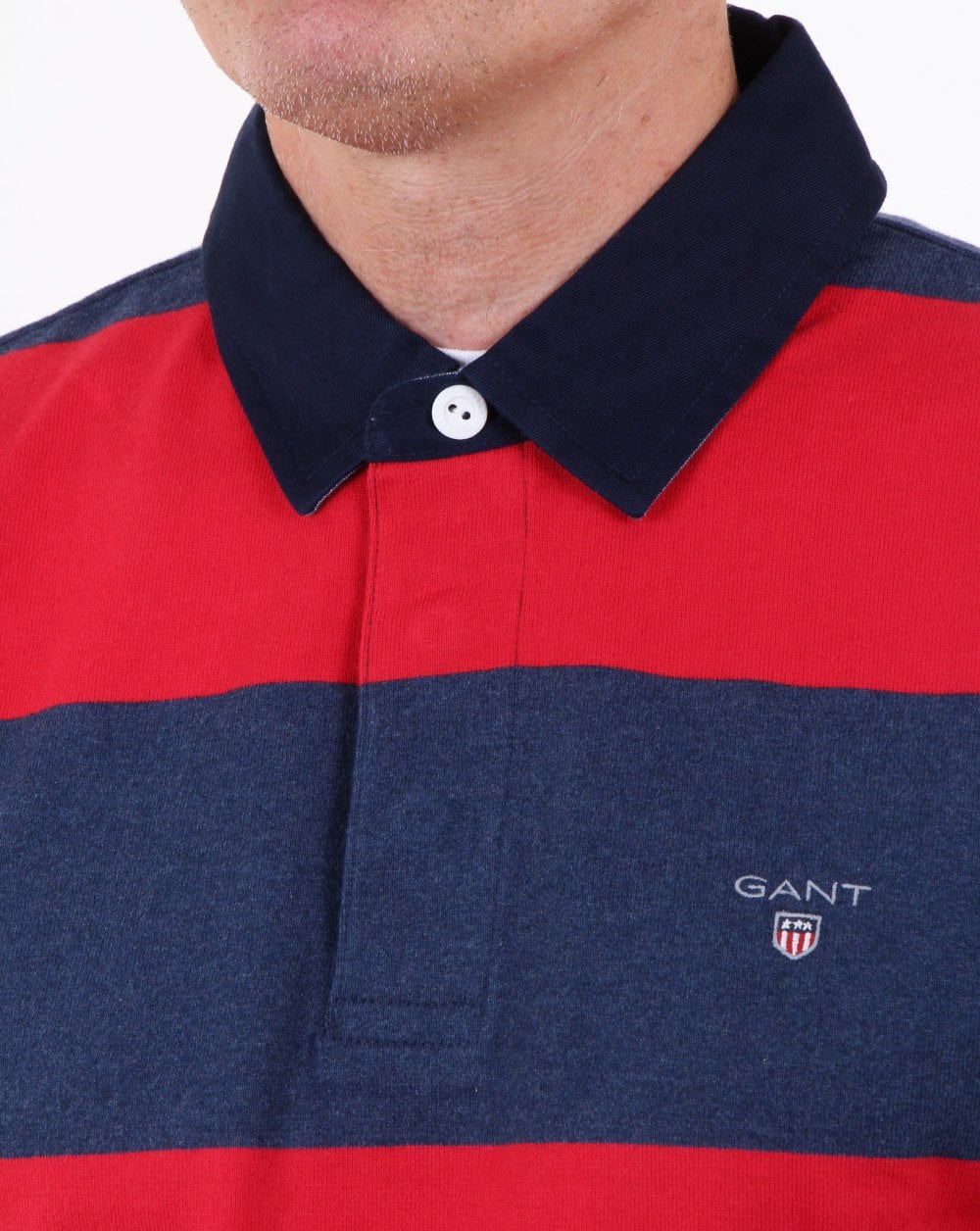 Gant The Original Barstripe Heavy Rugger Red/Navy
