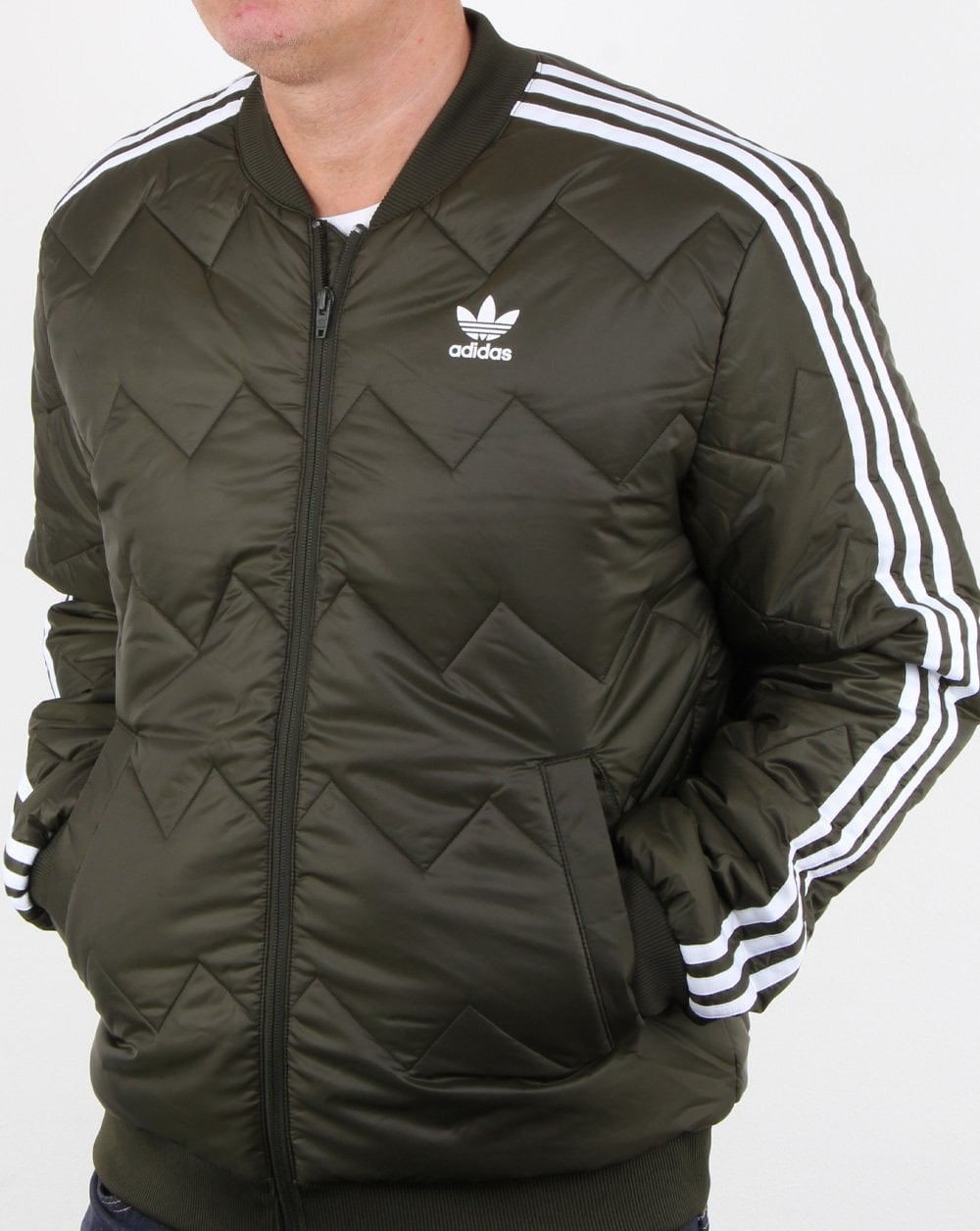 Adidas Originals SST Quilted Jacket Night Cargo