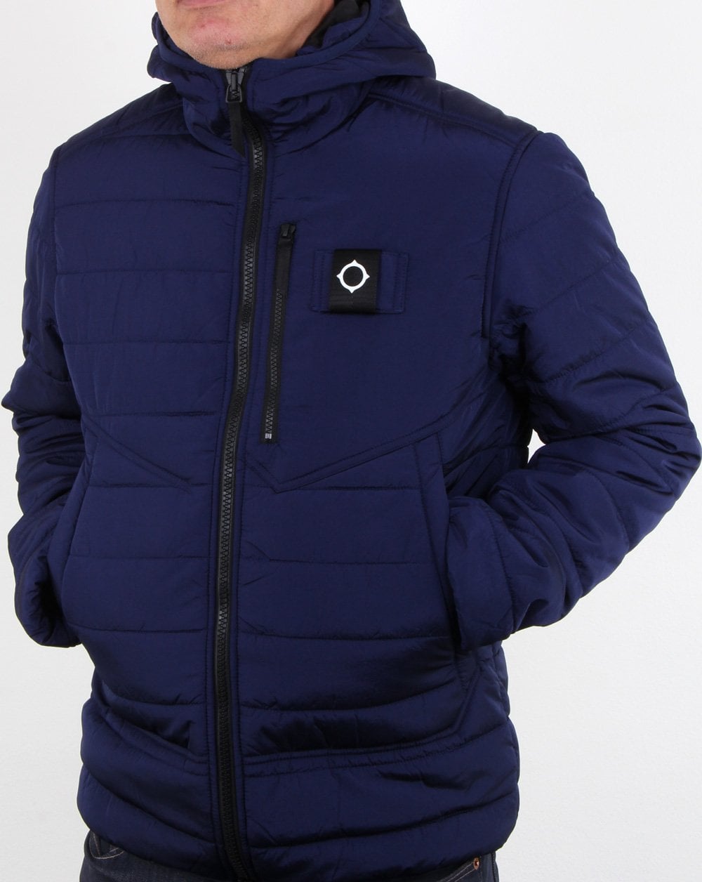 Ma.strum Pegasus Quilt Jacket Dark Indigo