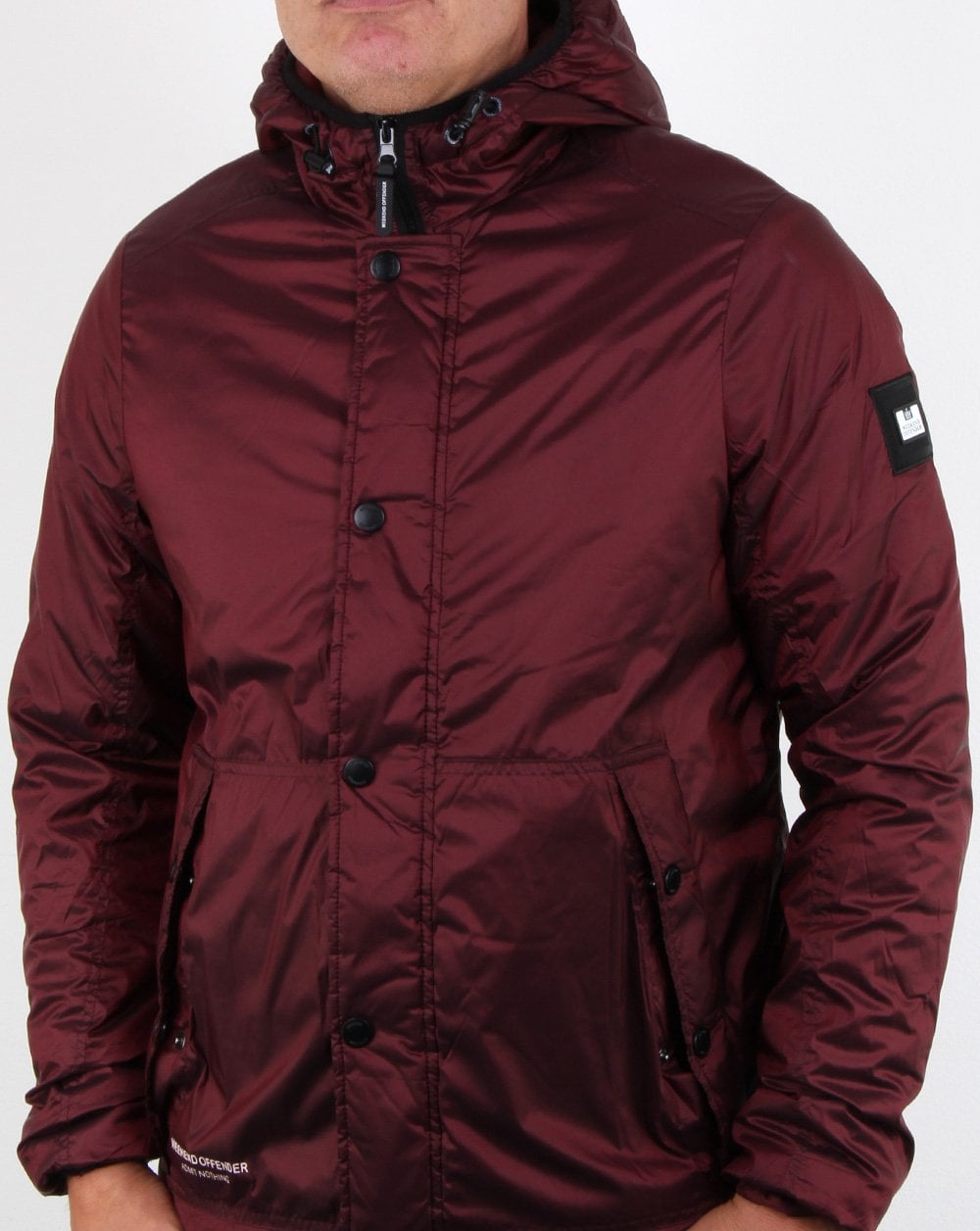Weekend Offender Robinson Jacket Burgundy