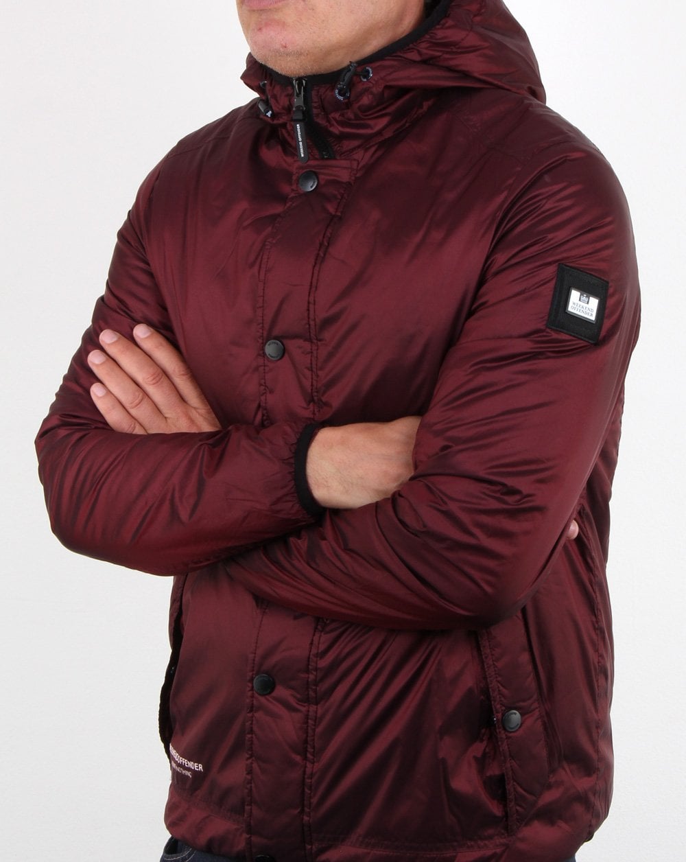 Weekend Offender Robinson Jacket Burgundy