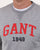 Gant Graphic Crew Neck Sweatshirt Grey Melange