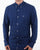 Gant Indigo Solid Button Down Shirt Dark Indigo