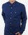 Gant Indigo Solid Button Down Shirt Dark Indigo