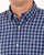 Gant Indigo Twill Check Button Down Shirt Indigo