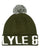Lyle And Scott Block Logo Bobble Hat Woodland Green